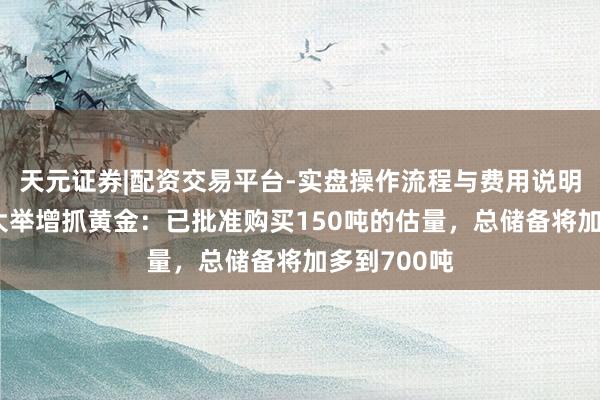 天元证券|配资交易平台-实盘操作流程与费用说明 波兰央行大举增抓黄金：已批准购买150吨的估量，总储备将加多到700吨